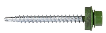 ЗУБР СКД 6002, 50 х 4.8 мм, зелёный лист, 250 шт (1,8 кг.), кровельный саморез, Профессионал (4-300315-48-050-6002) zb  4-300315-48-050-6002
