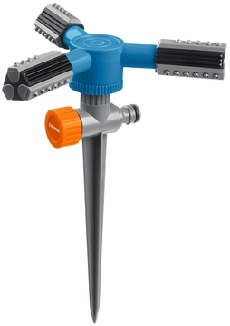 GRINDA RR-P, 75 м, 2 полив, 3 сопла, на пике, ударопрочный пластик, круговой распылитель, PROLine (40341) zb  40341_z03