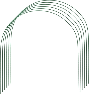 GRINDA  2.2 м, стальные, проволочные, 6 шт, дуги для парника (422311-85-90) 422311-85-90