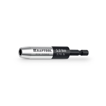 KRAFTOOL FIX-TORQ 5.0 Нм динамометрический адаптер для бит (64035-5.0) zb  64035-5.0