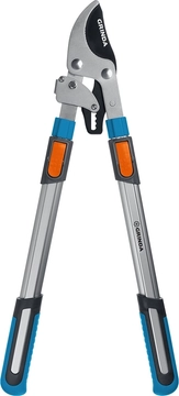 GRINDA  TX-980, 645 - 885 мм, высокоуглеродистая сталь, закаленные лезвия, храповый механизм, телескопический, плоскостной сучкорез, PROLine (424515) 424515