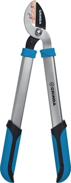 GRINDA  PL-460A,  длина 460 мм, лезвия из высокоуглеродистой закаленной стали, алюминиевые рукоятки, малый контактный сучкорез, PROLine (424516) 424516