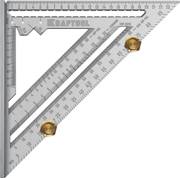 KRAFTOOL 250 мм, 5-в-1, Высокоточный кровельный угольник (3441-25) zb  3441-25