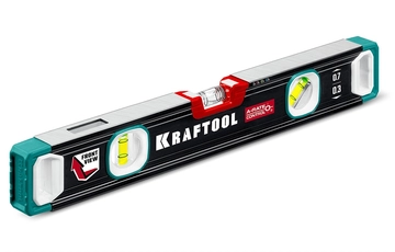 KRAFTOOL A-RATE CONTROL, 400 мм, точность 0.3 мм/м, с инновационным зеркальным глазком, сверхпрочный уровень (34986-40) zb  34986-40