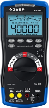 ЗУБР МА-200 мультиметр цифровой zb  59803