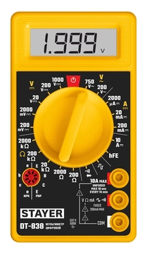 STAYER DT-838 Цифровой мультиметр (45306) zb  45306_z01
