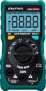 KRAFTOOL KM-500 цифровой мультиметр (59856) zb  59856