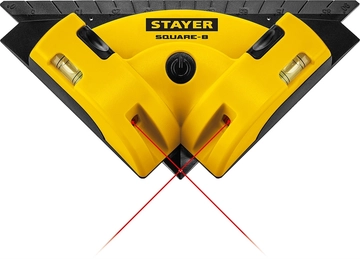 STAYER 8 м, лазерный угольник для кафеля, Professional (34928) zb  34928