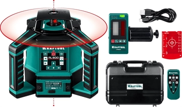 KRAFTOOL RL600, 600 м, ротационный лазерный нивелир (34600) zb  34600_z01