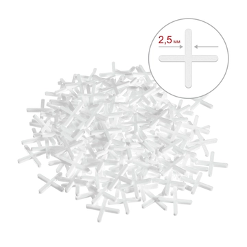 STAYER  2.5 мм, 200 шт, крестики для плитки (3380-2,5) 3380-2,5