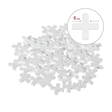 STAYER  6 мм, 75 шт, крестики для плитки (3380-6) 3380-6