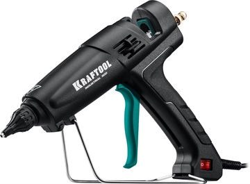 KRAFTOOL Industrial 300, d 11 - 12 мм, 45 г/мин, электрический термоклеевой пистолет (06842) zb  6842