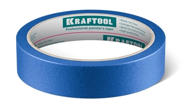 KRAFTOOL #100 Perfect 25 мм х 30 м, для гладких и шероховатых поверхностей, малярная лента (12101-25) zb  12101-25