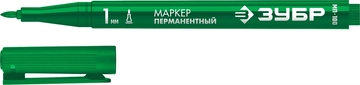 ЗУБР МП-100 зеленый, 1 мм перманентный маркер (06320-4) zb  06320-4