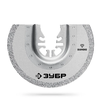 ЗУБР DIAMOND 85x2.0 мм полотно пильное с алмазным зерном Р50: керамика, бетон, кирпич, UniLock (15554-85) zb  15554-85