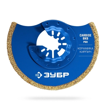 ЗУБР CARBIDE ВК8 Р40, 85x2.8 мм полотно дисковое с твердосплавной крошкой: керамика, кирпич, пенобетон, StarQuick (15578-85) zb  15578-85