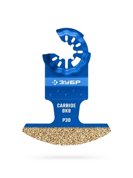 ЗУБР CARBIDE ВК8 Р30, 70x2.8 мм полотно с твердосплавной крошкой: керамика, кирпич, пенобетон, StarQuick (15580-70-2.8) zb  15580-70-2.8