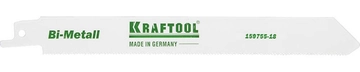 KRAFTOOL S1122EF, по металлу, Bi-Met,шаг 1.4 мм, 180 мм, полотно для сабельной пилы (159755-18) zb  159755-18