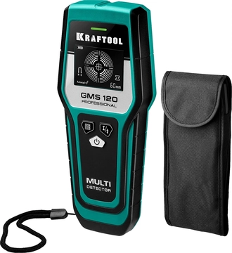 KRAFTOOL  GMS 120, ЖК дисплей, универсальный детектор (45298) 45298