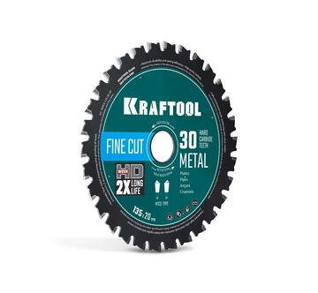 KRAFTOOL Metal Cut 135 х 20 мм, 30Т, диск пильный по металлу и стали (36954-135-20-30) zb  36954-135-20-30