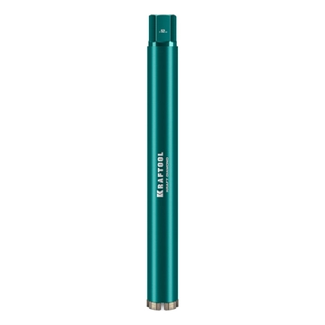 KRAFTOOL DIAMOND 52 мм (450 мм, 1 1/4″, лазерная сварка, сухое сверление с микроударом), алмазная коронка по железобетону (29825-052) zb  29825-052