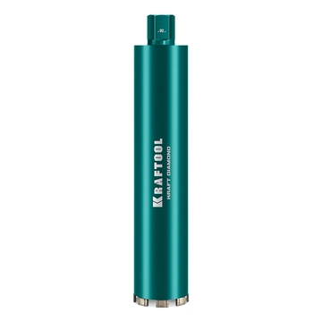KRAFTOOL DIAMOND 92 мм (450 мм, 1 1/4″, лазерная сварка, сухое сверление с микроударом), алмазная коронка по железобетону (29825-092) zb  29825-092