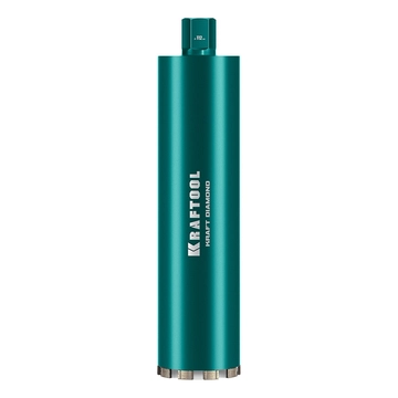 KRAFTOOL DIAMOND 112 мм (450 мм, 1 1/4″, лазерная сварка, сухое сверление с микроударом), алмазная коронка по железобетону (29825-112) zb  29825-112