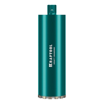 KRAFTOOL DIAMOND 152 мм (450 мм, 1 1/4″, лазерная сварка, сухое сверление с микроударом), алмазная коронка по железобетону (29825-152) zb  29825-152