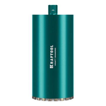 KRAFTOOL DIAMOND 200 мм (450 мм, 1 1/4″, лазерная сварка, сухое сверление с микроударом), алмазная коронка по железобетону (29825-200) zb  29825-200