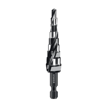 STAYER Pro-Max 4-12мм, 9 ступеней, винтовая спираль, сверло ступенчатое (29661-4-12-9) zb  29661-4-12-9