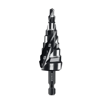 STAYER Pro-Max 4-20мм, 9 ступеней, винтовая спираль, сверло ступенчатое (29661-4-20-9) zb  29661-4-20-9