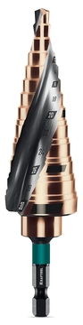 KRAFTOOL COBALT 6-30мм, 13 ступеней, азотирование, винтовая спираль, сверло ступенчатое(29691-6-30-13) zb  29691-6-30-13