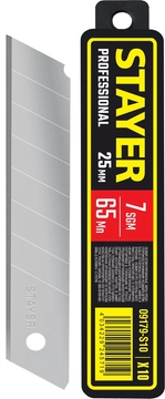 STAYER 25 мм, 10 шт, сегментированные лезвия (09179-S10) zb  09179-s10