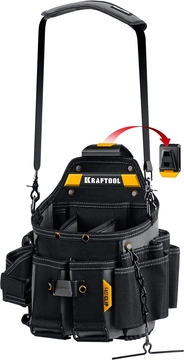 KRAFTOOL KPB-23 поясная сумка с быстросъёмным креплением FastClip, 290 х 310 мм (38766) zb  38766