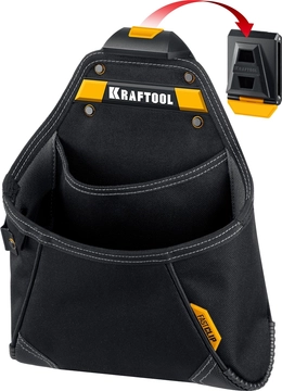 KRAFTOOL KP-12 поясная сумка с быстросъёмным креплением FastClip, 260 х 340 мм (38774) zb  38774