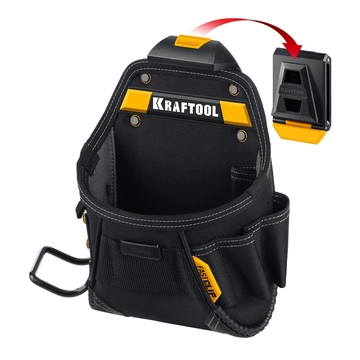 KRAFTOOL KP-6 поясная сумка с быстросъёмным креплением FastClip, 240 х 250 мм (38775) zb  38775