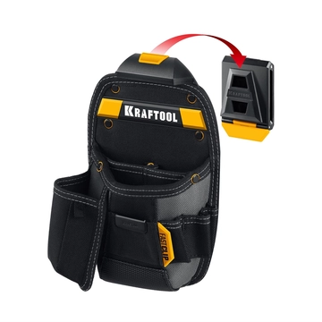 KRAFTOOL KP-8 поясная сумка с быстросъёмным креплением FastClip, 170 х 260 мм (38776) zb  38776