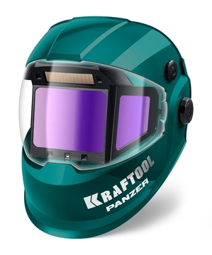 KRAFTOOL PANZER хамелеон, с панорамным трёхсторонним светофильтром, затемнение 3/4-8/9-14, маска сварщика (11061) zb  11061