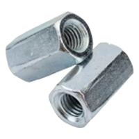 Гайка оцинкованная соединительная М 6 DIN 6334 kvs- 01308