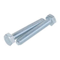 Болт оцинкованный полная резьба 8*20 DIN 933 kvs- 01384