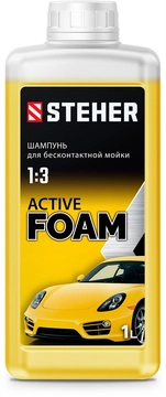 STEHER ACTIVE FOAM, 1 л, шампунь для минимоек универсальный (76050-1) zb  76050-1