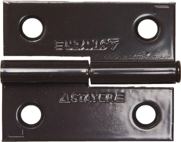 STAYER 50 x 43 x 1.8 мм, разъемная, левая, цвет коричневый, карточная петля (37613-50-3L) zb  37613-50-3l
