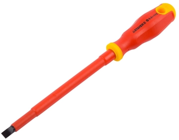 STAYER Electro, SL8 х 175 мм, диэлектрическая отвертка, Professional (25141-08-17) zb  25141-08-17