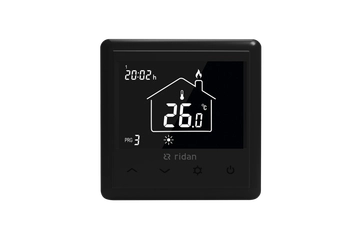 Ридан 088U0628R — Электронный комнатный термостат WT-RB с подключением 230V, черный 088u0628r