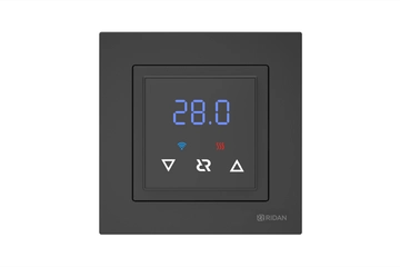 21RT0105R — Ridan Classy (Класси) терморегулятор с Wi-Fi, черный 21rt0105r