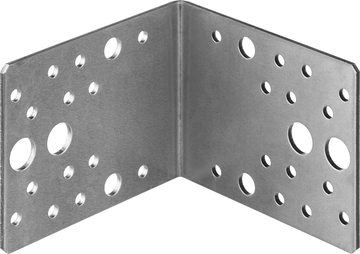 ЗУБР  УК-2.5, 80 x 100 x 100 x 2.5 мм, цинк, крепежный уголок (31012-100) 31012-100