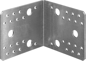 ЗУБР  УК-2.5, 90 x 105 x 105 x 2.5 мм, цинк, крепежный уголок (31012-105) 31012-105