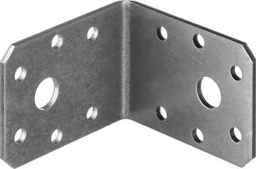 ЗУБР  УК-2.5, 45 x 60 x 60 x 2.5 мм, цинк, крепежный уголок (31012-60) 31012-60