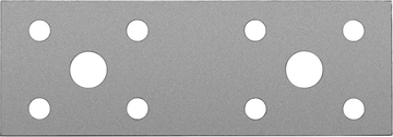 ЗУБР  КП-2.5, 100 x 35 x 2.5 мм, цинк, крепежная пластина (31023-100) 31023-100