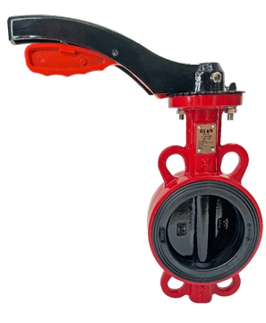 Дисковый поворотный затвор с алюминиевой  рукояткой REON тип RSV81RED DN 80 PN 16 080rsv81red